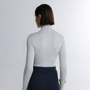 Blusa Segunda Pele Manga Longa Skin Cropped