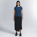 Conjunto Feminino |  Tech T-Shirt® + Saia Midi Alfaiataria