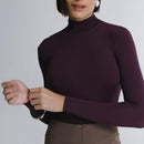 Blusa Segunda Pele Manga Longa Skin Cropped