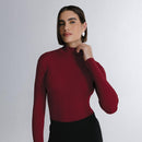 Blusa Segunda Pele Manga Longa Skin Cropped