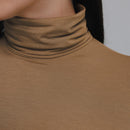 Tech T-Shirt® Gola Alta Manga Longa Feminina