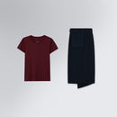 Conjunto Feminino |  Tech T-Shirt® + Saia Midi Alfaiataria