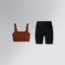 Kit Presente Esportivo Feminino | Top Fitness e Short Médio