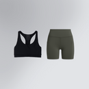Conjunto Fitness Poliamida Premium | Top Nadador e Short Curto