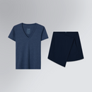 Kit Presente Prático Feminino | Saia Mini Kyoto e Tech T-Shirt® Gola V