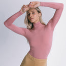 Blusa Segunda Pele Manga Longa Skin Cropped