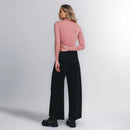 Blusa Segunda Pele Manga Longa Skin Cropped